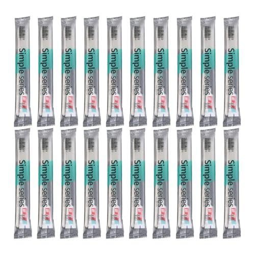 Cepillo de dientes de viaje, herramienta para el cuidado de las encías con pasta de dientes, cepillos de dientes manuales, para higiene de viajes, baño de invitados, hotel, camping, cuidado