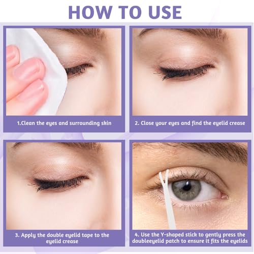 Piriuuo 587683_1_LD8I9SBV 480 Pcs Eyelid Lifter Strips Invisible Eyelid Tape Surgery-Free Eyelid Tape thumb #6
