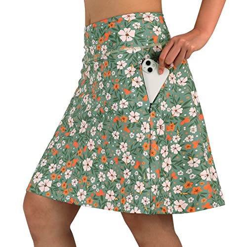 Image of ANIVIVO Skirted Legging for Women, Yoga Legging with Skirts &Women Tennis Leggings Clothes Pockets