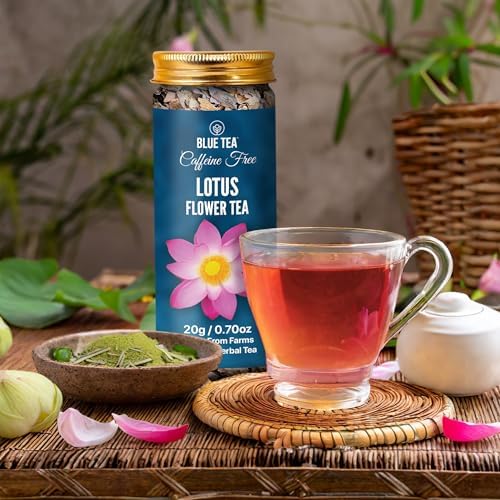 Miniatura 5 de BLUE TEA - Combo de té de flores (paquete de 5)  Cártamo, hibisco, flor de guisante mariposa, loto, amaranto globo  Sin cafeína  Combo de té a base