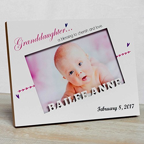 Personalized Baby Picture Frame, Baby Girl Picture Frame