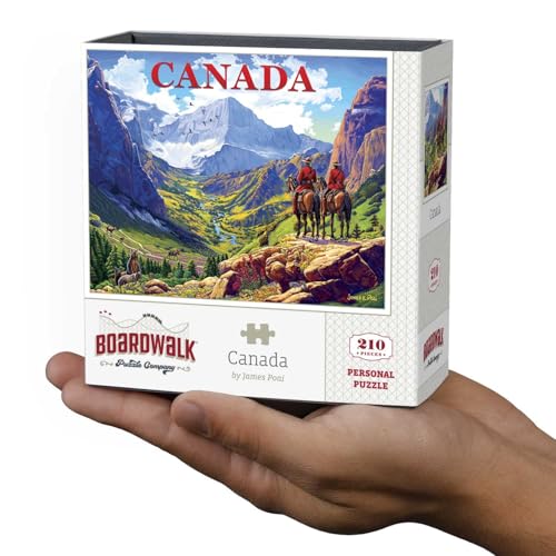 Canada by Boardwalk - Personal Puzzle, 210 Piece Jigsaw Puzzle for Adults, Made in USA