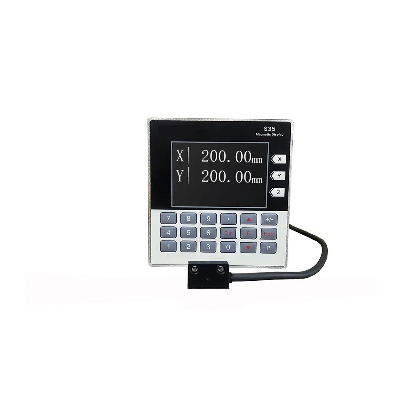 Skala liniowa, Mini tTtl Ozyt LCD Zestaw Dro Magnetyczny 2 Osiowy Sino Optyczny Tokarka Elektroniczne Wagi Liniowe Cyfrowy Pomiar do frezarki(S35-2)