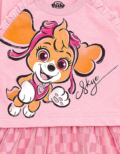 Paw Patrol Skye Girls French Terry Dress Toddler to Little Kid3