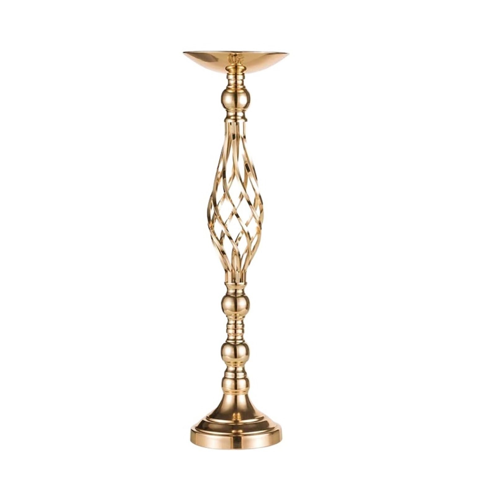 Vase Elegant Metal Vase, Table Centerpiece, Suitable For Wedding Party Home Birthday Decoration(Gold 59cm)