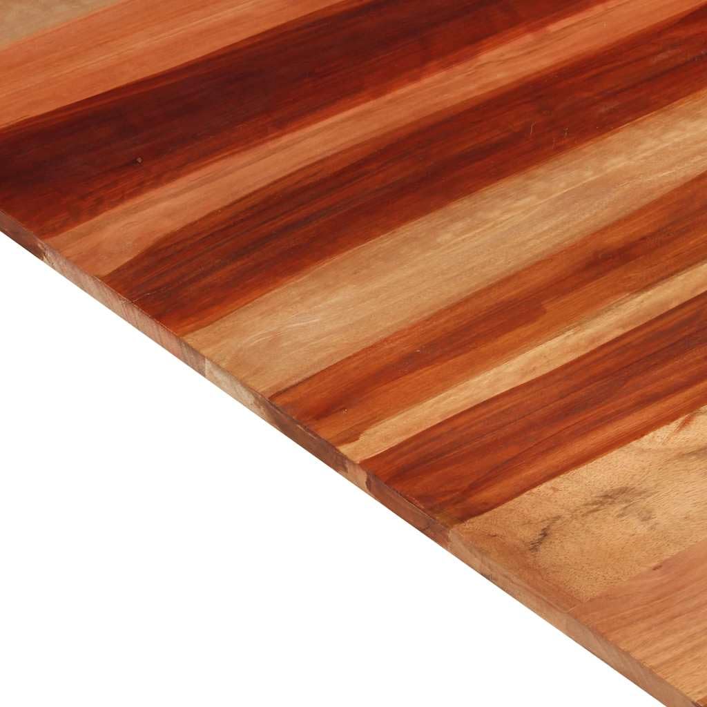 vidaXL Tischplatte Massivholzplatte Holzplatte Ersatztischplatte Holz Platte für Tisch Esstisch 15-16 mm 80x80 cm Massivholz Akazie