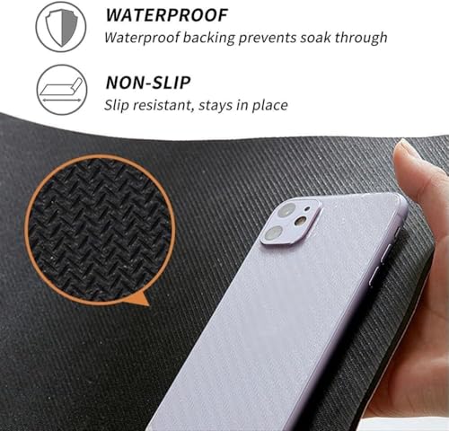 Image of Anti-Slip Washer or Dryer Top Mat Covers,Washing Machine Top Protector Dust-Proof Cover,Washer or Dryer Top Protector Covers for Home Laundry Room Kitchen (PK-01)