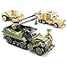 Sluban Klemmbausteine Sluban SL95682, Kampffahrzeuge Set (552 Teile) [M38-B0812], Spielset, Klemmbausteine, Soldaten, mit Spielfigur, Army WWII, bunt