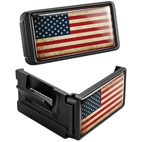 TIEEC 2Pcs American Flag Seatbelt Adjuster - Ndependence Day Universal Car Seat Belt Pads Cover for More Comfortable Driving - Comfort Car Shoulder Neck Protector Strap Positioner