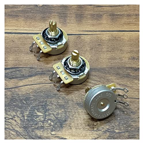 AGOUNOD Potentiomètre 1 pièce CTS 250K Potentiomètre Audio d’arbre à Arbre Fendu en Laiton, adapté à la Guitare… - Les Beatles, Paul McCartney, John Lennon, RIngo Starr, George Harrison AGOUNOD Potentiomètre 1 pièce CTS 250K Potentiomètre Audio d'arbre à Arbre Fendu en Laiton, adapté à la Guitare… – Image 5