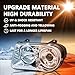 Aosky Halogen Headlight Assembly Replacement For 2005-2010 Chrysler 300C Replacement Projector Headlamp LH RH Left side +Right side with Bulbs
