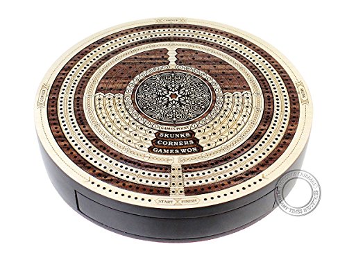 House of Cribbage tablero cribbage redondo 10 pulg miniatura 3