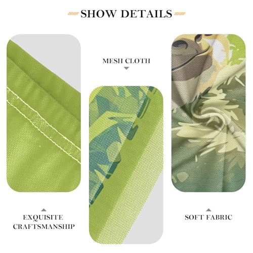 Green Sloth Women's Strapless Crop Tops with Mesh Strapless Bras for Women Tank Top for Teen Nursing4