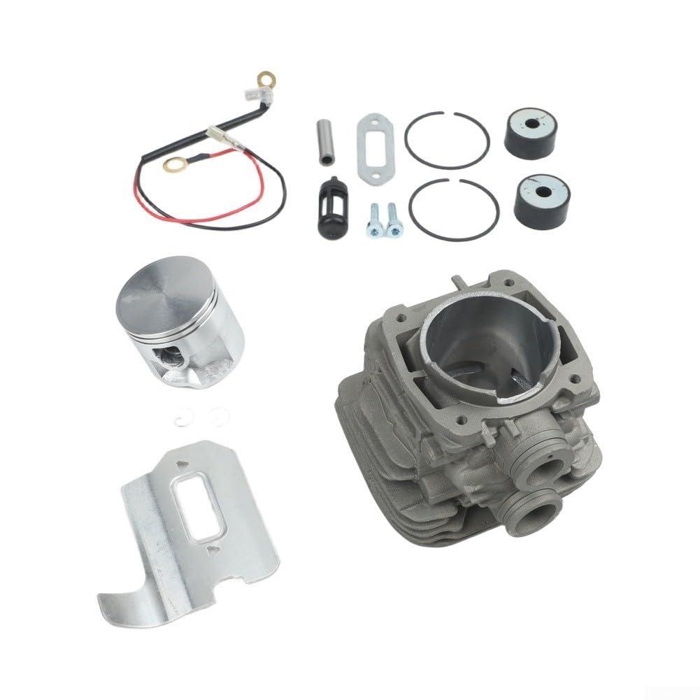 50mm Zylinder Kit für TS410 TS420 Motorsäge ersetzt 4238 020 1202 4223 020 9400 robustes Bauteil für Reparatur Wartung Forstwirtschaft 50mm Bohrung