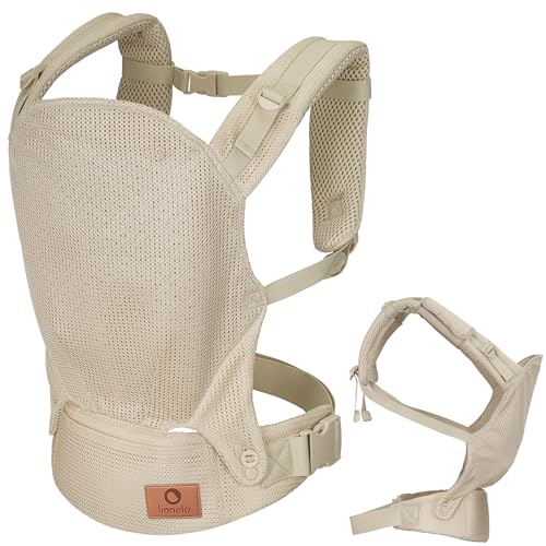 Lionelo Margareet Air Ergonomische Babytrage für Babys von 4 Monaten bis 20 kg, 3 Tragepositionen, atmungsaktives Material, abnehmbare Kapuze, doppelte Sicherheit Lionelo Margareet Air Ergonomische Babytrage für Babys von 4 Monaten bis 20 kg, 3 Tragepositionen, atmungsaktives Material, abnehmbare Kapuze, doppelte Sicherheit