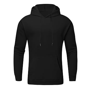 ZYXTIM Stylish Pullover Hoodie for Men Loose Fit Heavyweight