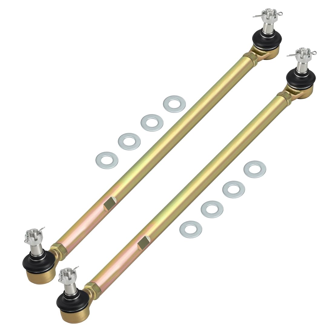 Tirante Sterzo con Testa Snodo compatibile con Yama-ha Banshee Wolverine Big Bear 350 YFZ350 YFM350F/FW/U Kodiak 400 YFM400F 1987-2006 2GU-23831-01-00 Sterzo Completo 2 pezzi