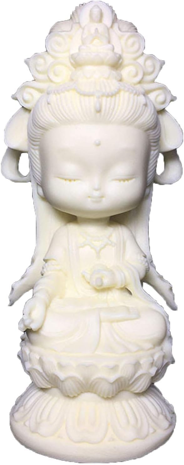 statuetka Buddy, Kreskówka Guanyin Bodhisattwa Miniaturowa statua Modern Art Home Decor