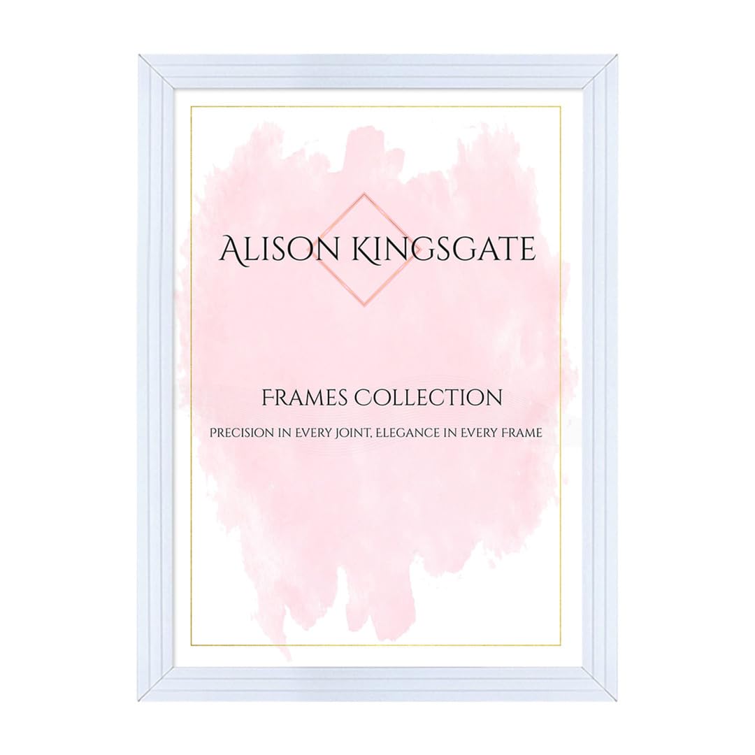 Alison Kingsgate Step 50X30CM White Picture Frame for Photos & Posters
