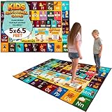 Educational Rug – Non-Slip ABC Carpet for Kids Room –...