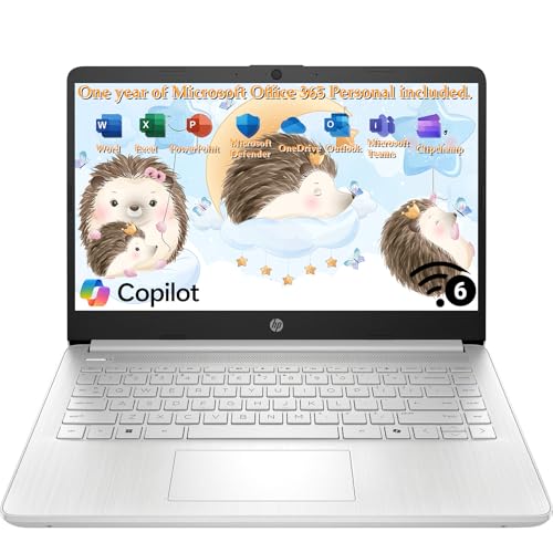 Image of HP 2021 Pavilion 14 Inch HD Touchscreen Laptop, 11th Gen Intel Dual-Core i3-1115G4 up to 4.10 GHz, 8GB DDR4 RAM, 256GB PCIe SSD, Webcam, USB-C, HDMI, Wi-Fi, Bluetooth, Win10 S, Silver, TiTac Card