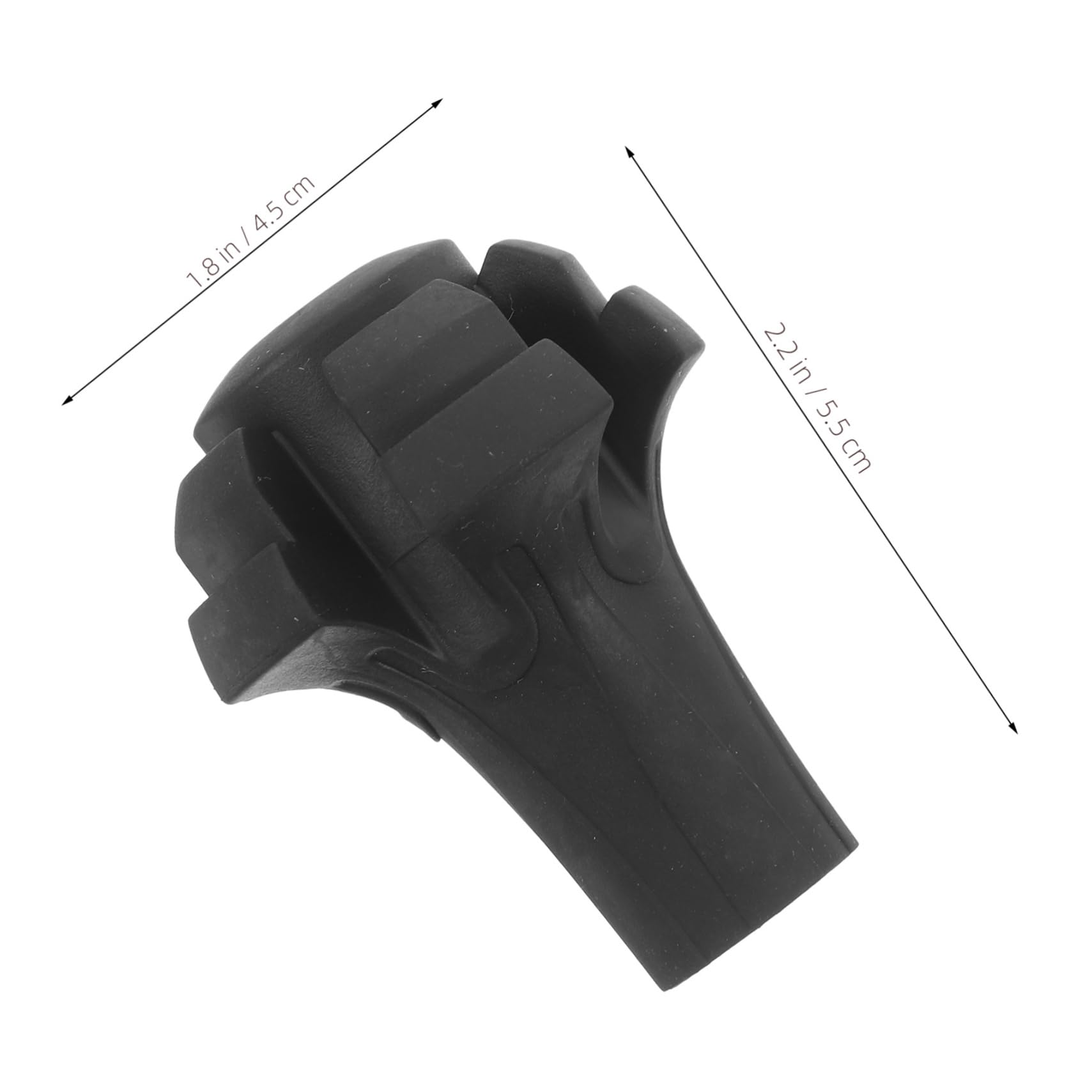 NAMOARLY Portable Trekking Pole Tip Cover Hiking Pole Tips Walking Stick Protectors Enhance Stability Durability