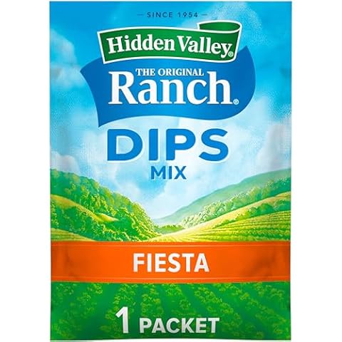 Hidden Valley Fiesta Ranch Dips Mix, 1.1 Ounce Packet (Package May Vary) Cover