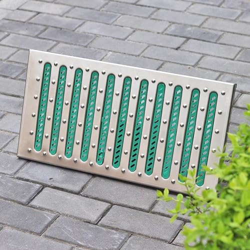 Grille de drainage robuste contre l'eau stagnante d'allée et de jardin, 58cm
