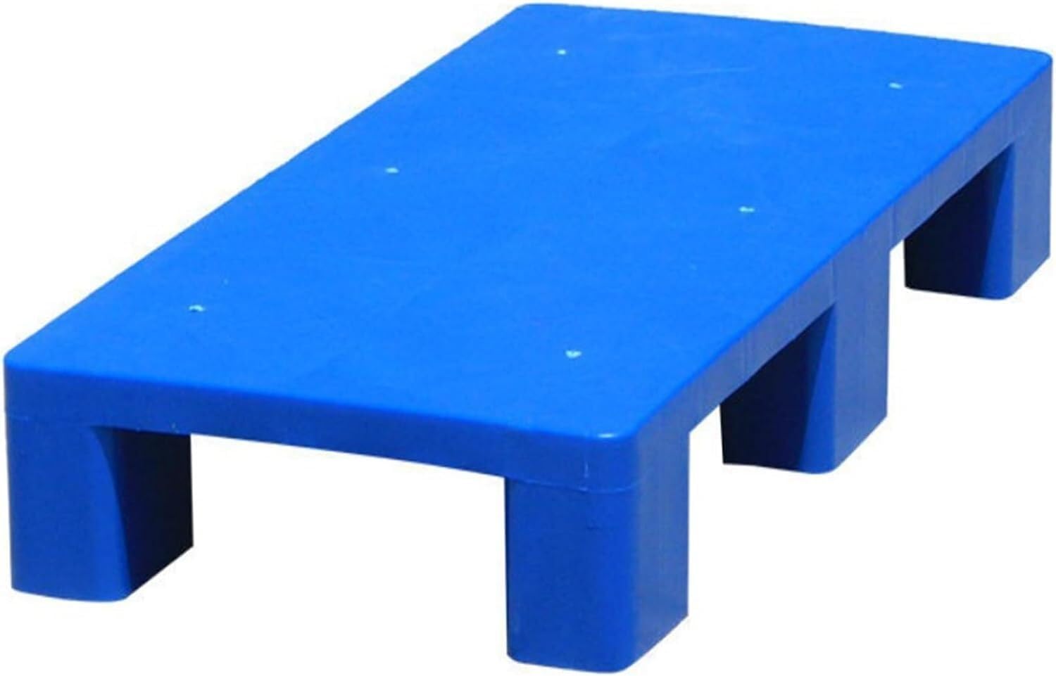 Plastic Ventilated Floor Trays, Moisture-Proof Floor Pallets, Strong Load-Bearing Capacity, Warehouse Floor mat for Basement Storage Grille Ventilation pallets,Blu-100x50x13cm