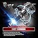 MZS Mini H1 LED Headlight Bulbs,10000LM 6500K Cool White CREE Chips All-in-One Conversion Kit w/360 Degree Adjustable Beam
