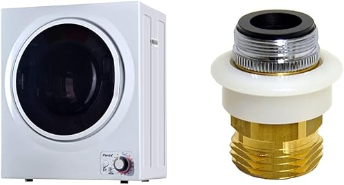 Panda Secadora de ropa portátil eléctrica compacta de 110 V 850 W con bañera de acero inoxidable, tamaño de apartamento, 1.5 pies cúbicos y