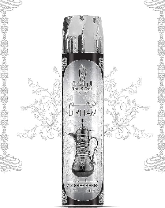 Generic he Scent Perfume Air Freshener Spray – Dirham – 300ML – Arabic Air Freshener For Home And Office – FREE From Alcohol, Refreshing Scent