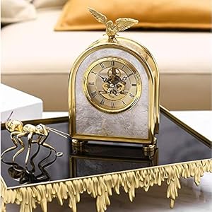 Desk Clock,Modern Mantel Clock, Ornaments Living Room Table Clock,Home Mute Creative Table Clock, for Living Room, Fireplace Desk ClockModern Mantel Clock Ornaments Living Room Table ClockHome Mute Creative Table Clock for Living Room Fireplace