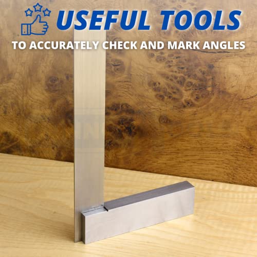 Dunnet Tools Engineers Square 6" / 150mm Heavy Duty Durable Metalwork Precision Hobby Engineer Equipment Set Square Carpentry Square Tool Professional DIY 4 Dunnet Tools Engineers Square 6" / 150mm Heavy Duty Durable Metalwork Precision Hobby Engineer Equipment Set Square Carpentry Square Tool Professional DIY - Image 4