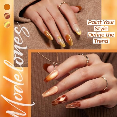 Image of modelones Cat Eye Magnet for Glass Bead Cateye Fall Gel Polish Nail Stuff