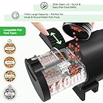 AQQA Automatic Fish Feeder for Aquarium Auto Feeder with 12H/24H/48H Timer 110ml Large Capacity Manual/Auto Feeding Modes Battery Powered Fish Food Dispenser - Image 2