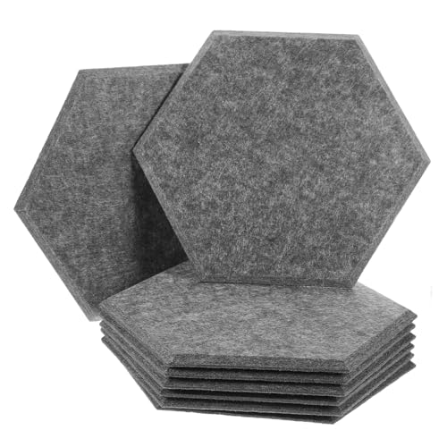 Paneles Acústicos Absorbentes de Sonido 8 piezas para Reducción de Ruido, Diseño Moderno para Estudio y Oficina, Fácil Instalación, Aislamiento Acústico miniatura 1