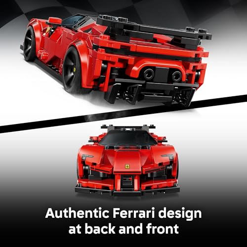 Image of LEGO Speed Champions Ferrari SF90 XX Stradale Sports Car Building Toy for Kids - Building Set W /Ferarri Driver Minifigure for Boys & Girls, Ages 9+ - Gift Idea for Birthdays - 77254