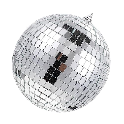 Adorno colgante para árbol de Navidad Holibanna, bola espejada reflectante para fiestas, bodas y celebraciones, decoración festiva para eventos navideños miniatura 1