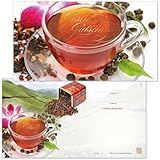 GESCHENKGUTSCHEINcom - 10 Blanko Geschenkgutscheine - Formular mit Vordruck für Tee Teehaus Teegeschäft Teehandel FK1702-10-V1