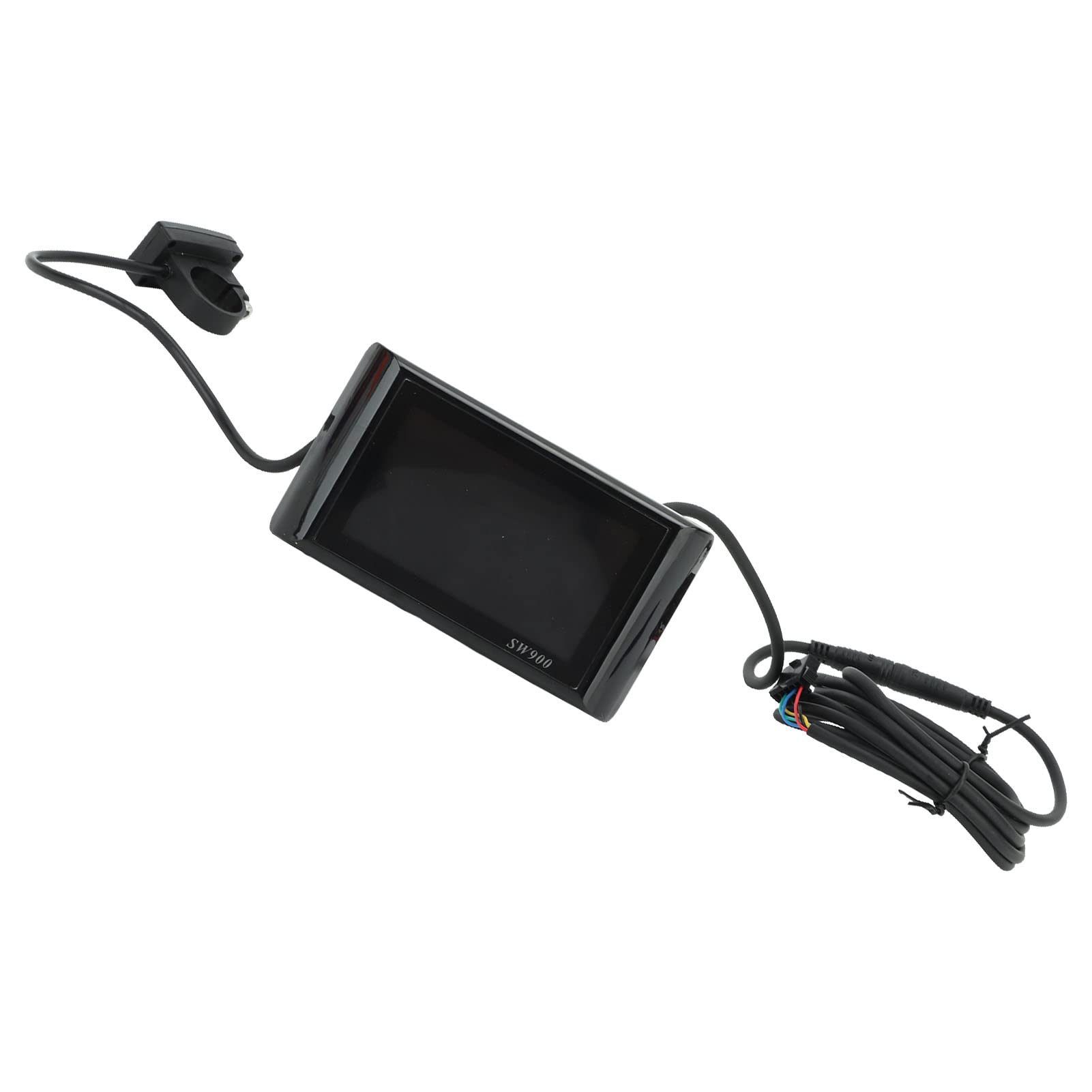 SW900 LCD Display Lightweight Sturdy ABS Material Speed Assist Gear Indicator for Electric Bike 22.2mm Handlebars Electric Bikes