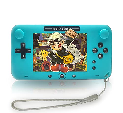 Retro Handheld Game Console, Preloaded 200+ Classic NES/FC Games with Dual Joysticks 4 Inch HD Screen, Portable Handheld Video Games Support TV Out Put & 2 Players, with US Systems for Kids & Adults