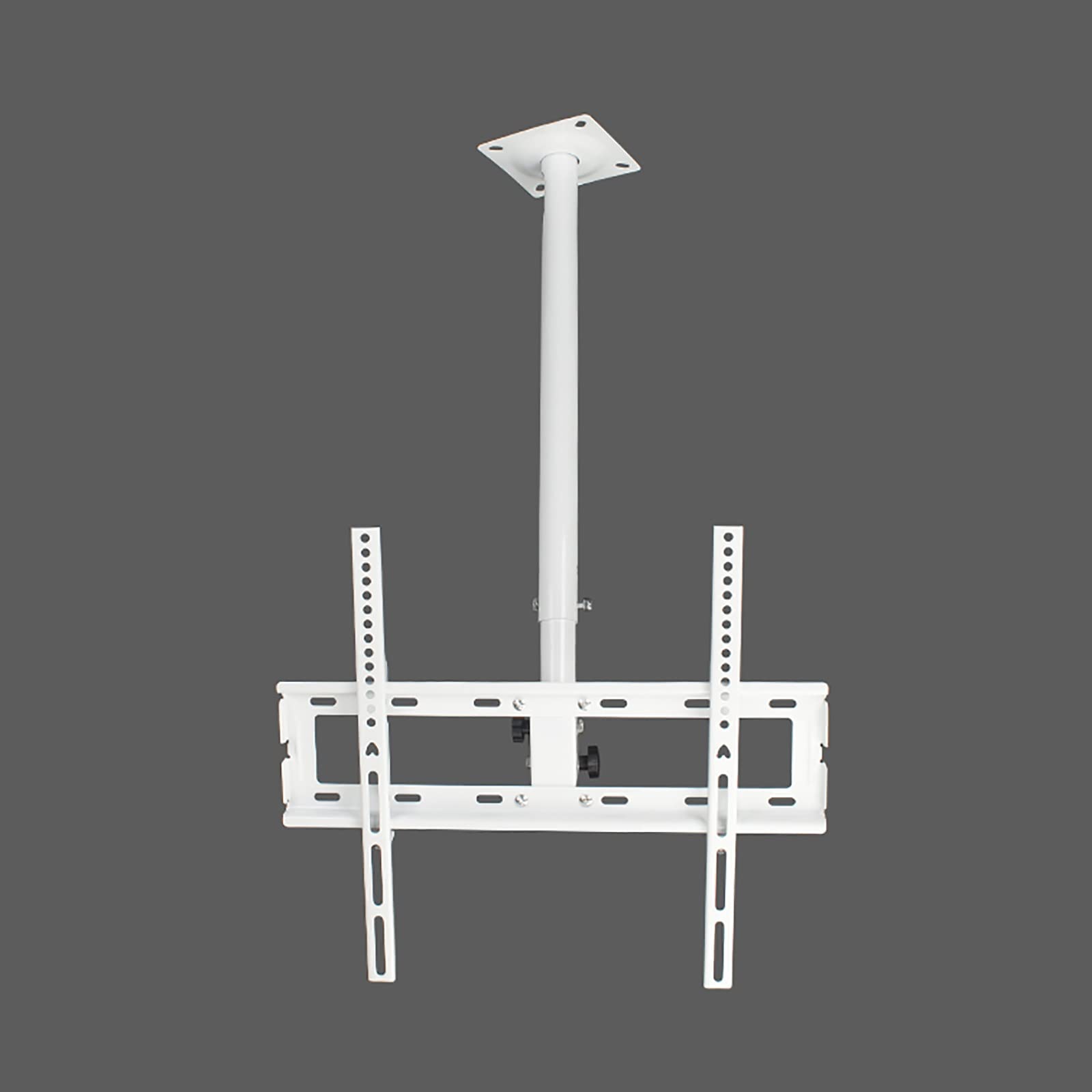 HPTHLY Tv Stand Adjustable Tilt Swivel Tv Ceiling Mount Fits Most 12-32/32-55Inch Led Screen Display With Loading 35Kg/77 Lbs Metal Expansion Screw Fixing,32-55Inch-1M