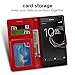 Leather Wallet Phone Case for Sony Xperia XA2 Ultra, IDOOLS Folding Flip Cases Protective Cover Strong Magnetic Closure Protector with Card Slots Kickstand (Red, 6.0”)