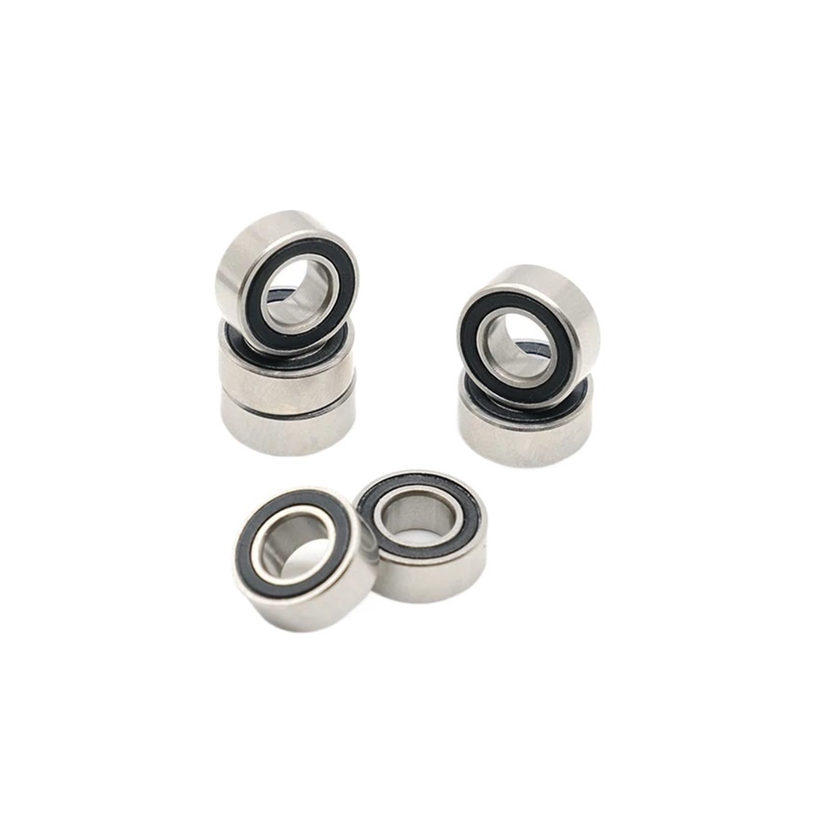 10 piezas SMR105RS rodamientos de acero inoxidable ABEC7 5X10X4mm rodamientos de bolas sello negro