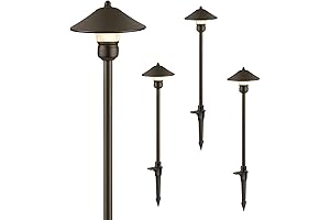 Hampton Bay 4-Pack Low Voltage Landscape Path Lights