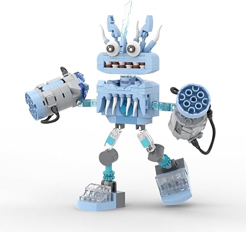 Miniatura 3 de My Sing Monsters Wubbox - Kit de construcción de figuras de acción, coro de monstruos de agua azul, juego de anime, modelos de construcción,