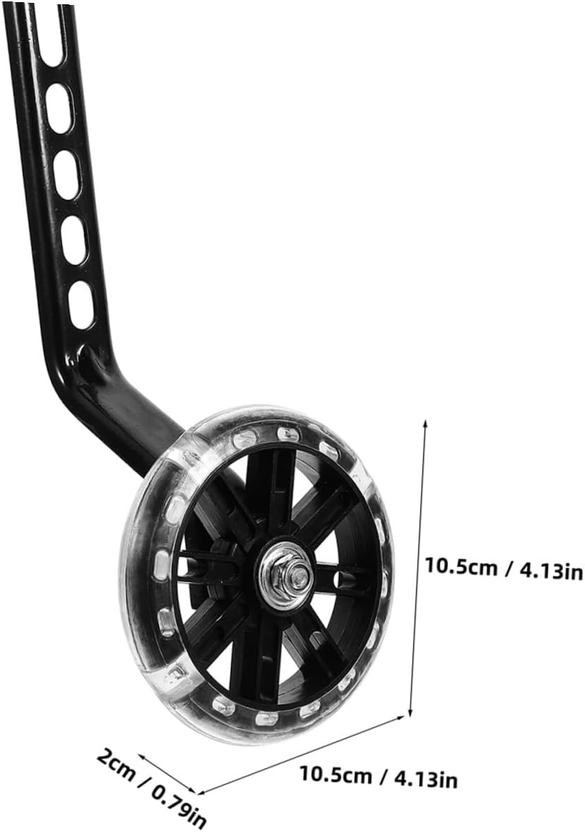 ’s Bicycle Training Wheels 4pcs Adjustable Auxiliary Bike Stabilizers Replacement ’ Bike Wheels with Balance Flashing Function for Boys