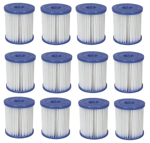 Bestway 58093 Filterkartusche Größe I (6 Doppelpack = 12 Filter)