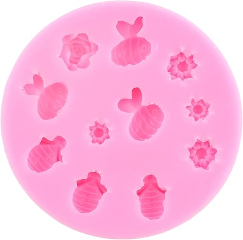 Miniatura 6 de Mujiang Molde de girasol para fondant, moldes de silicona para decoración de pasteles, decoración de cupcakes, polimero de caramelo, arcilla y pasta